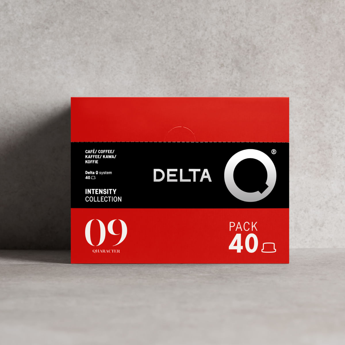 Pack Com 40 Capsulas Para Cafeteira Delta Q Qharacter Int 09