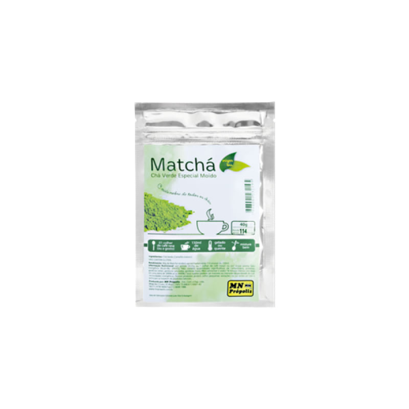 Matchá Chá Verde Moído MN Food 40g