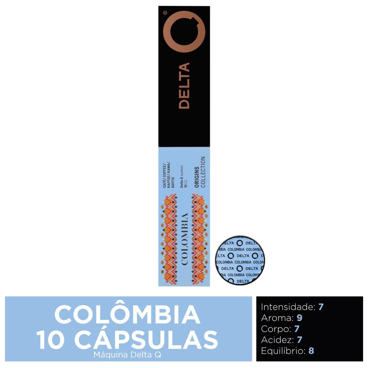 Capsulas Delta Q Original Intensidades Especiais Colombia