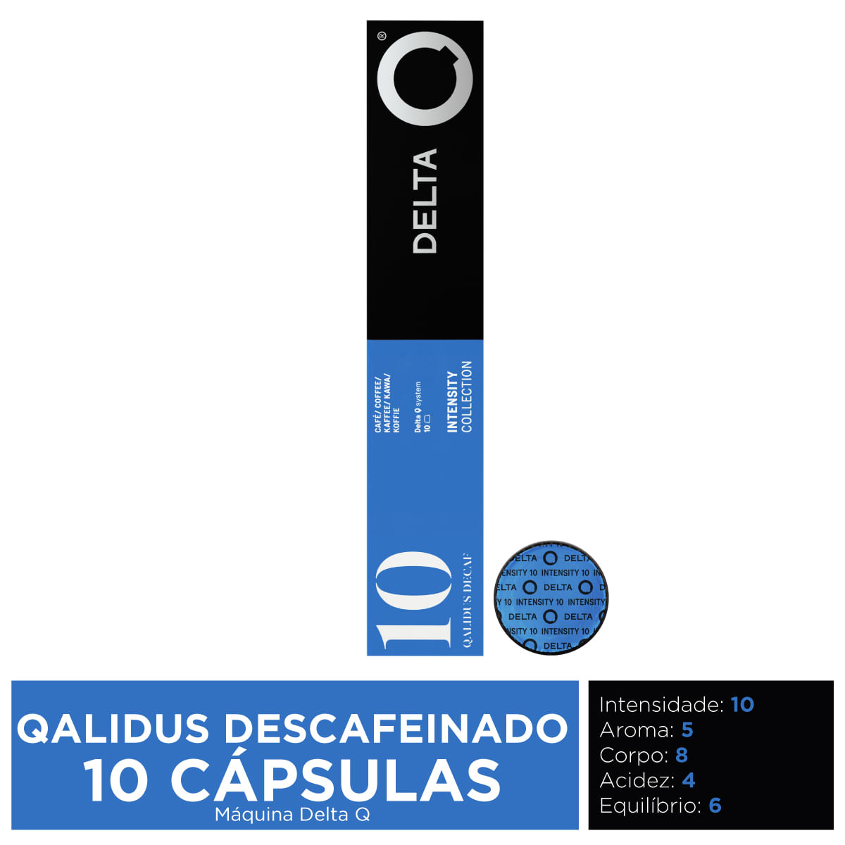 Capsulas Café Expresso Delta Q Qalidus Descafeinado Cx10