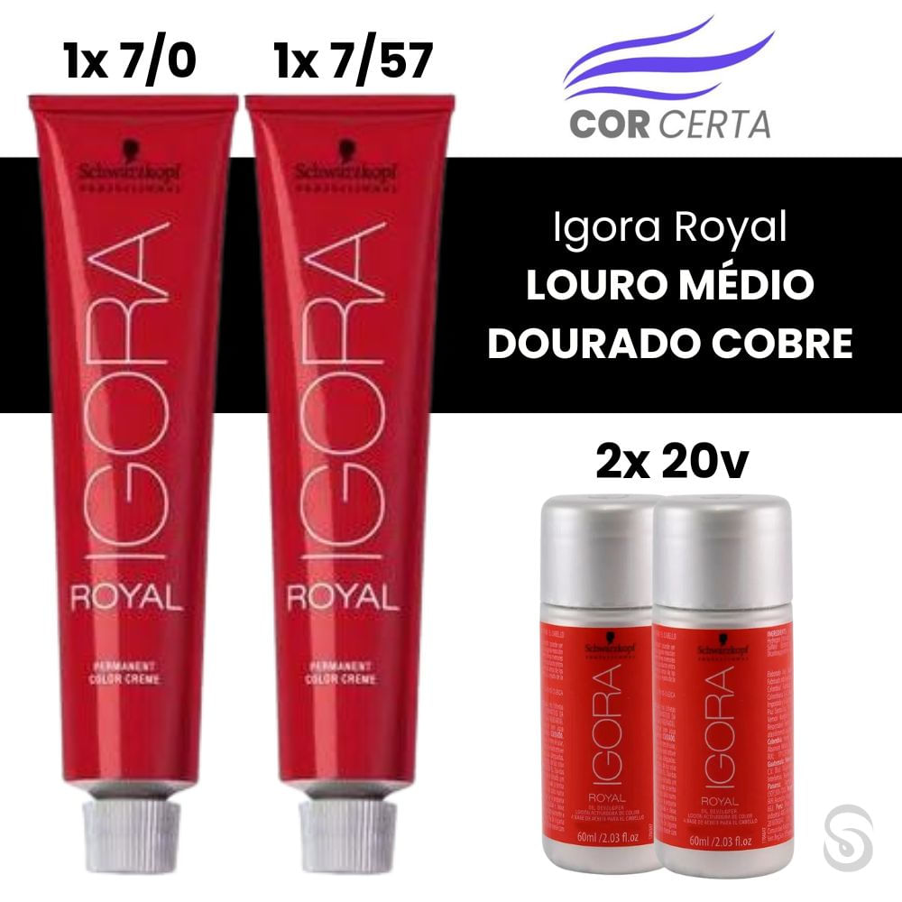 Igora Royal LOURO MÉDIO DOURADO COBRE