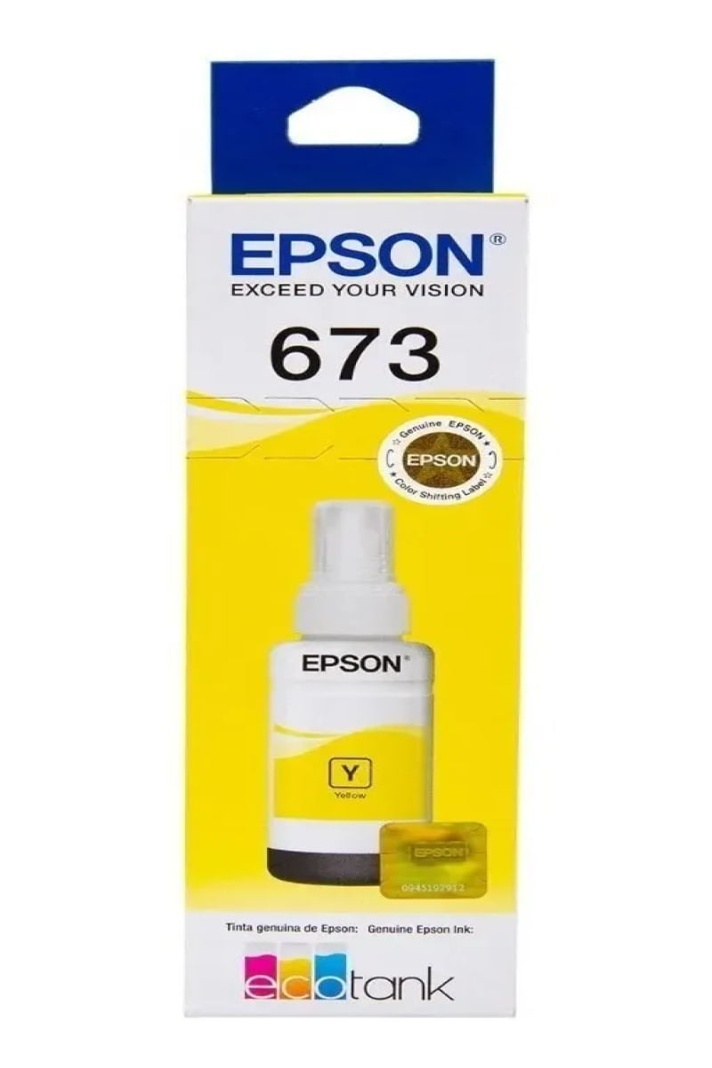 Refil de Tinta EPSON T673420 Amarelo