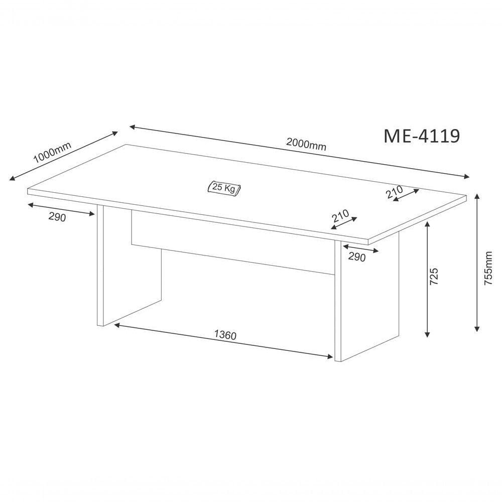 Conjunto Escritorio Completo 05 Peças Cj18 Branco Branco