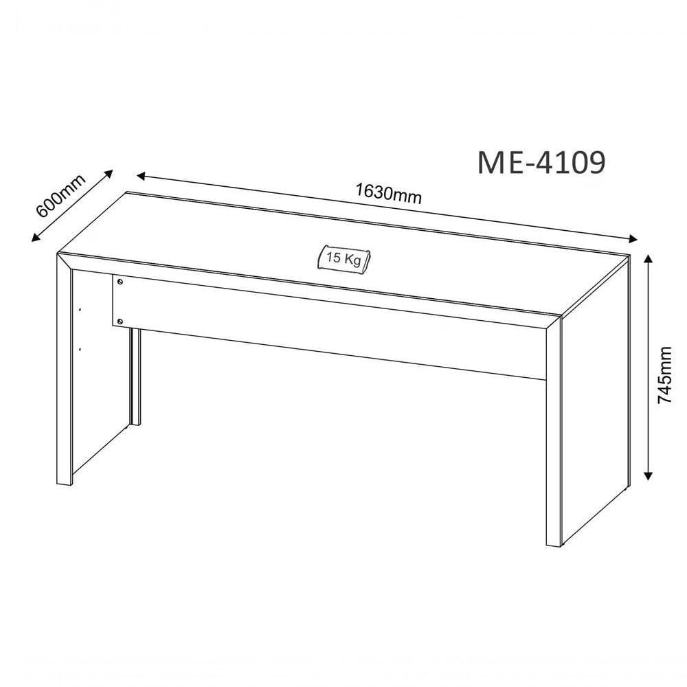 Escrivaninha Para Escritório Me4109 Rustico Rustico