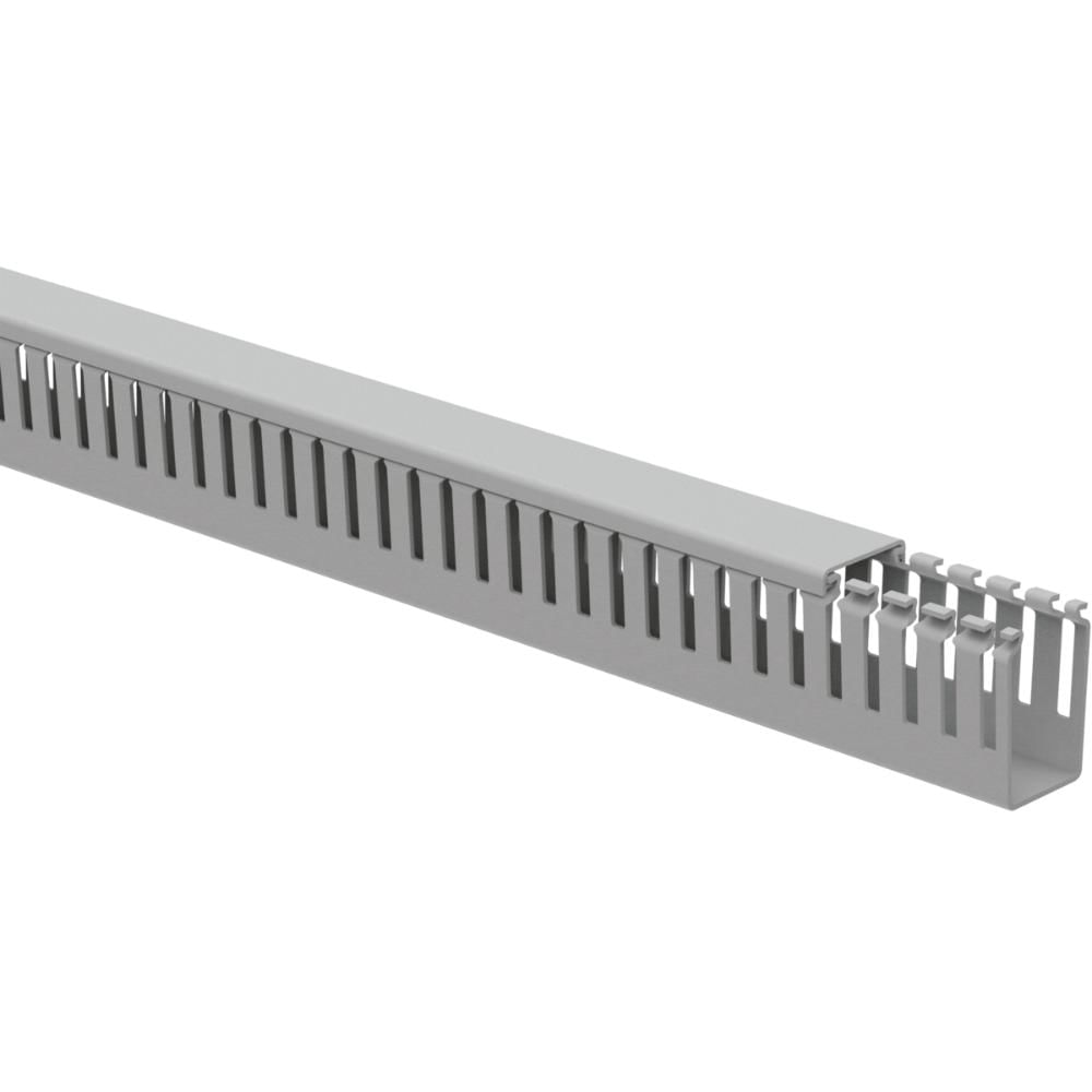 Canaleta para Painel Aberta 50x50x2000 mm Tramontina Cinza