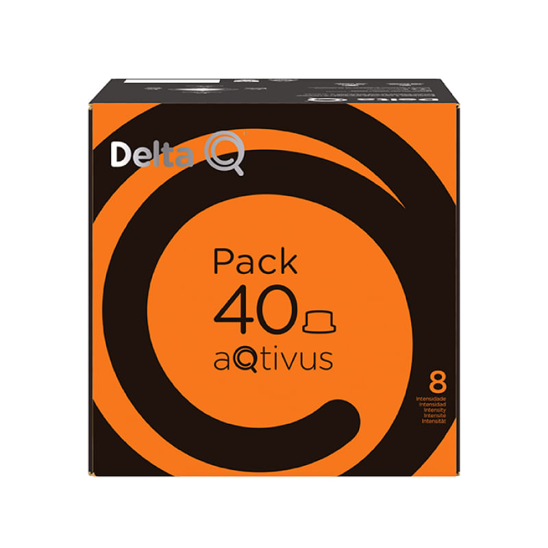 Pack Com 40 Capsulas Para Cafeteira Delta Q Aqtivus Int 08