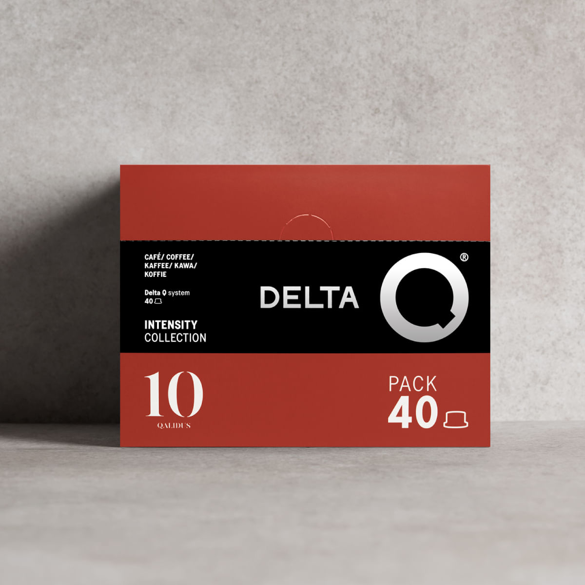 Pack Com 40 Capsulas Para Cafeteira Delta Q Qalidus Int 10