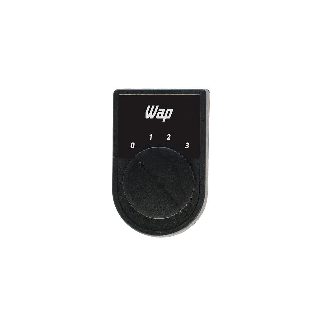 Ventilador Wap Parede Rajada Pro Preto Bivolt 60cm 5 Pás FW006661