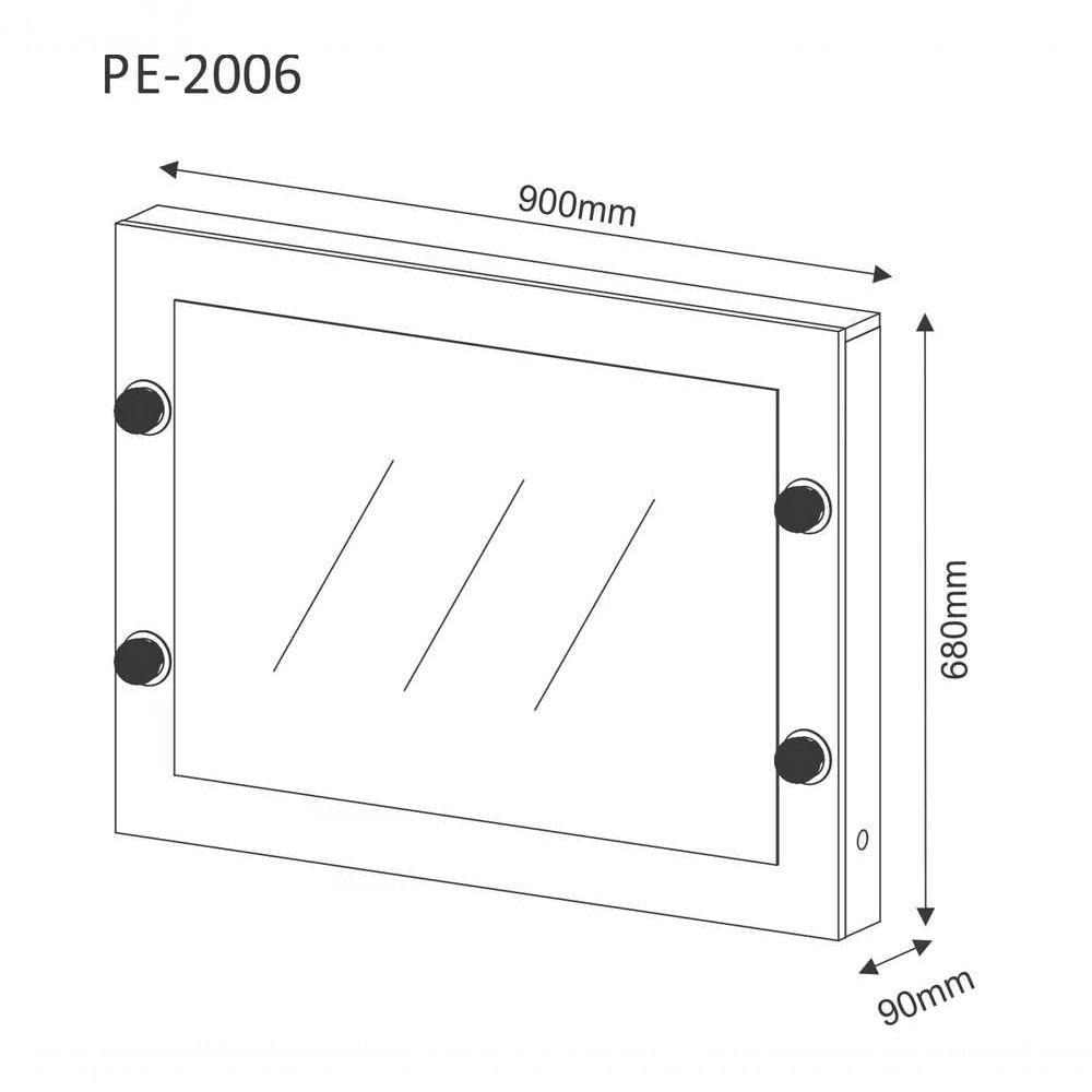 Penteadeira Camarim Suspensa Pe2004/2006 Branco Branco