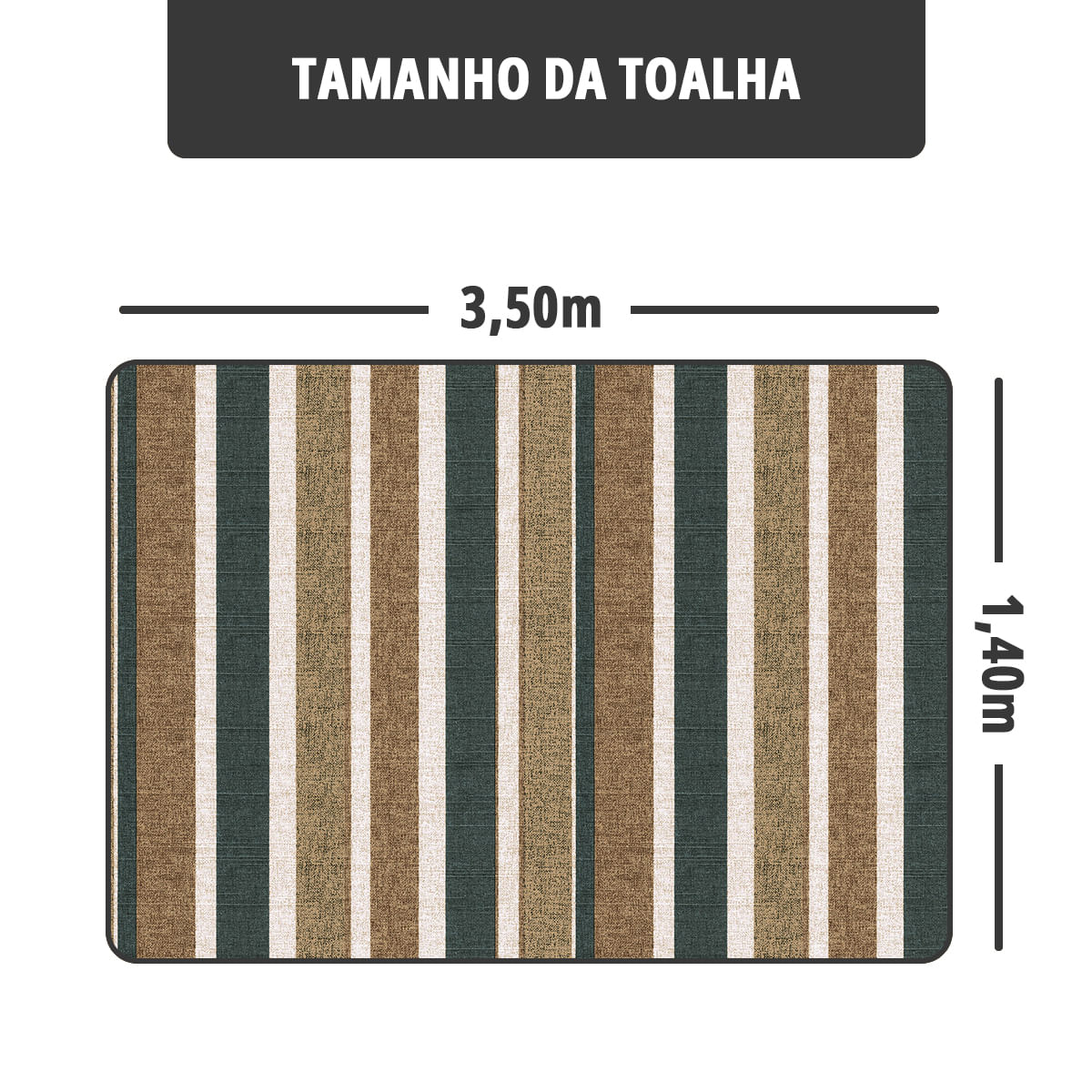 Toalha Mesa Plástica Térmica Oxford 12 Lugares 3,50