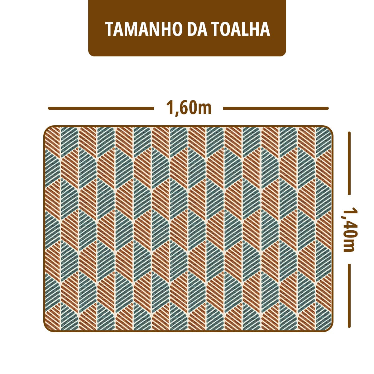 Toalha Mesa Plástica Térmica Oasis 4 a 6 Lugares 1,60