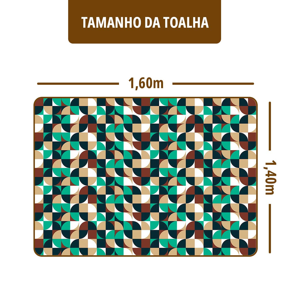 Toalha Mesa Plástica Térmica Mob 4 a 6 Lugares 1,60