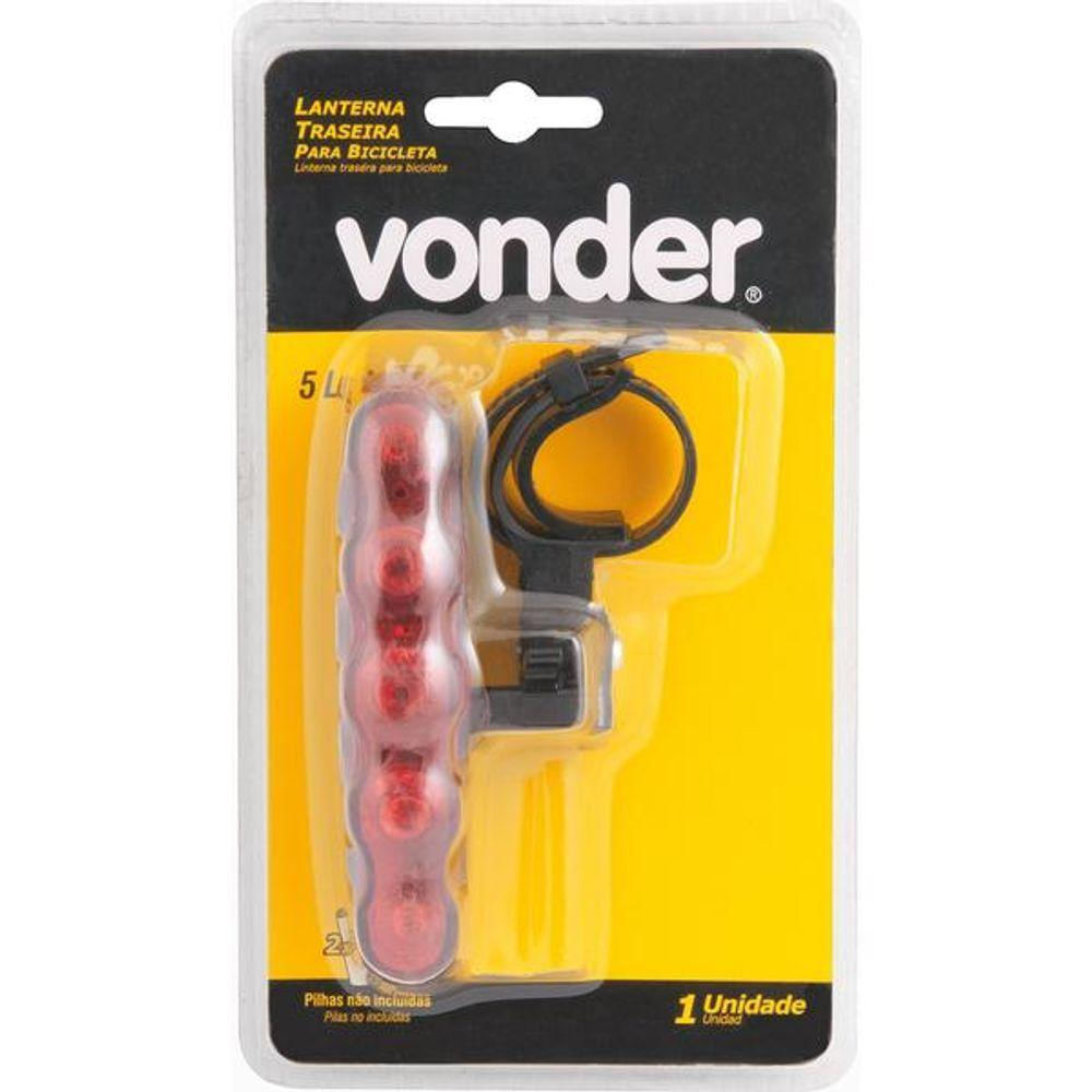 Lanterna Traseira Para Bicicleta - Vonder