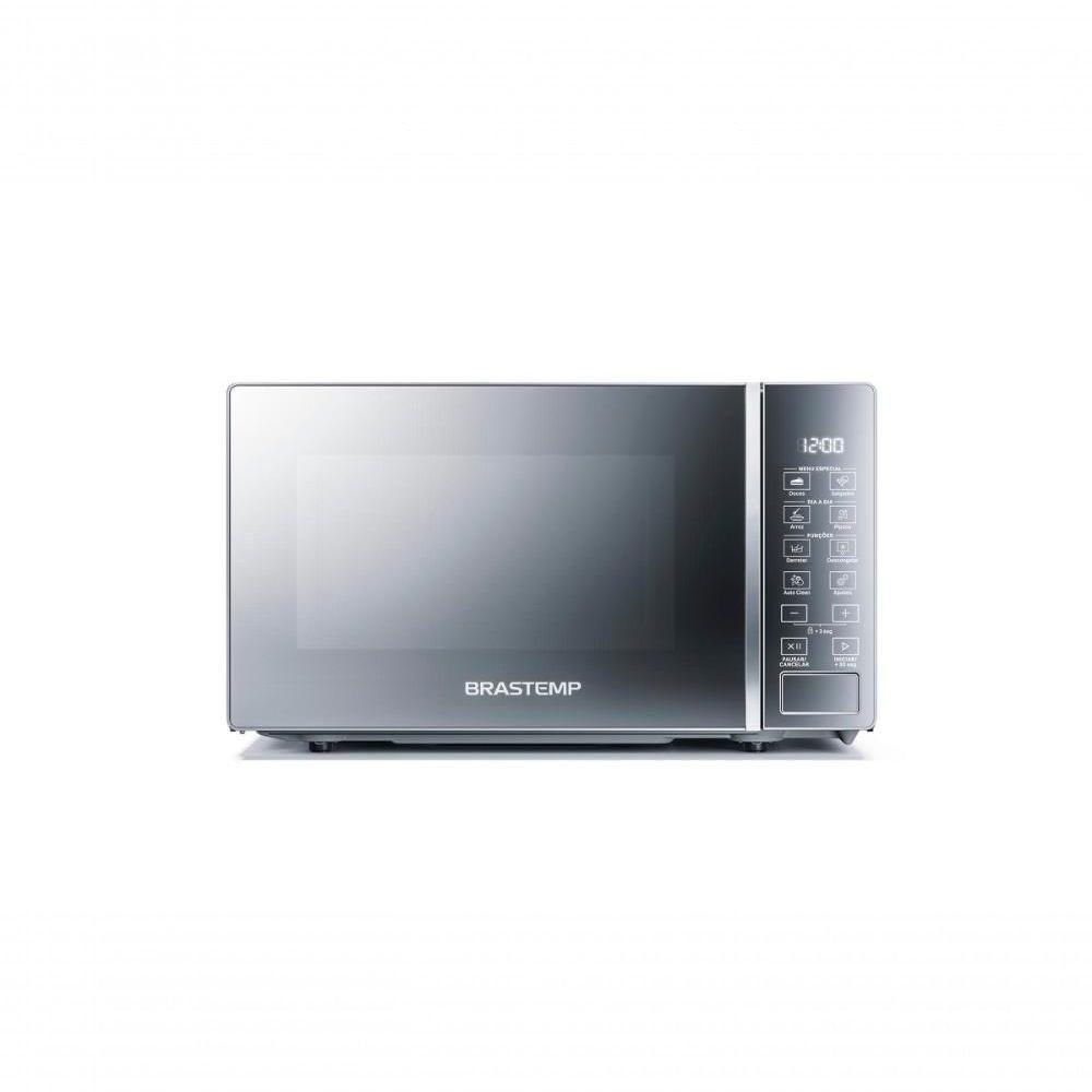 Micro-ondas Brastemp 20 Litros Com Funções Pré-preparo Inox Espelhado Bms20ar 220V