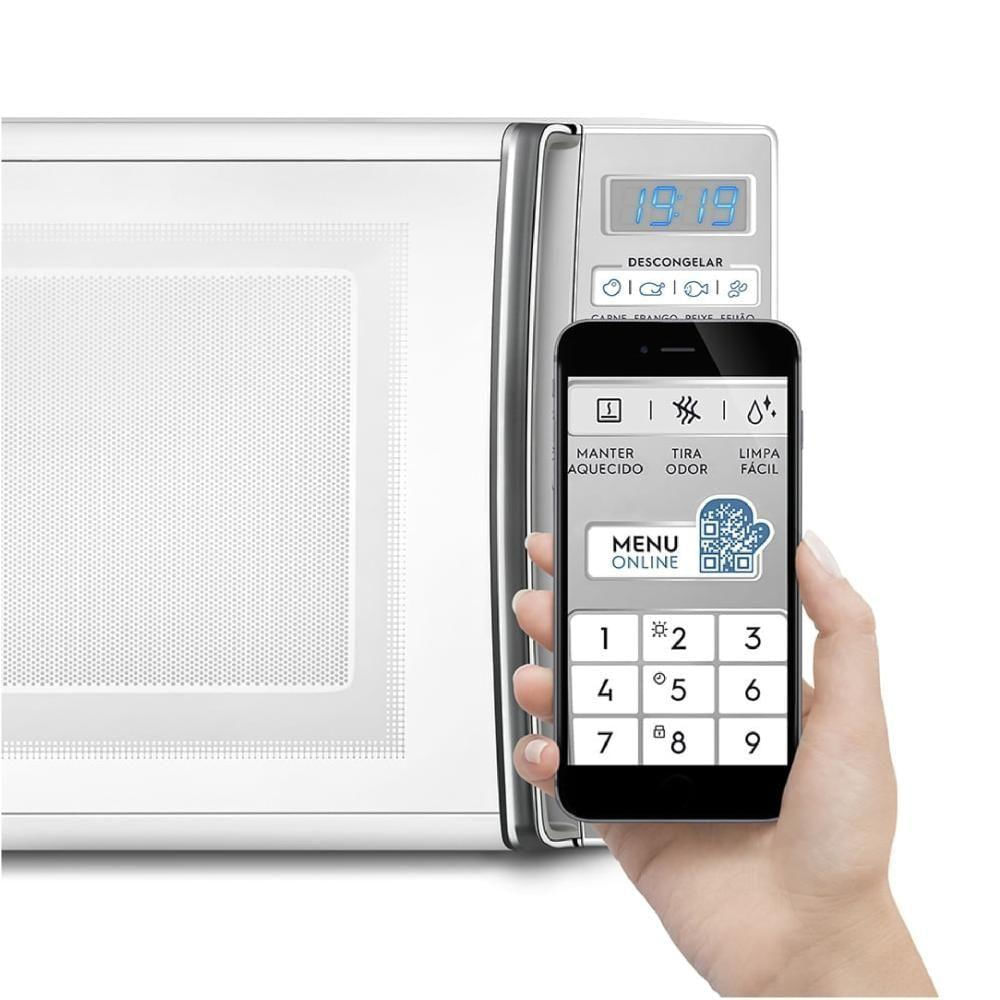 Microondas Electrolux 27 Litros Com 55 Receitas Pré-programadas No Menu Online Branco Mb37r - 127V