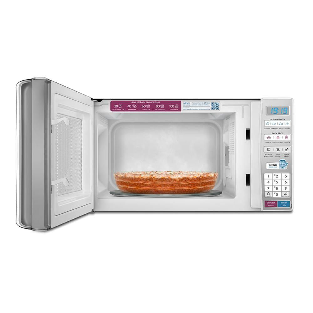 Microondas Electrolux 27 Litros Com 55 Receitas Pré-programadas No Menu Online Branco Mb37r - 127V