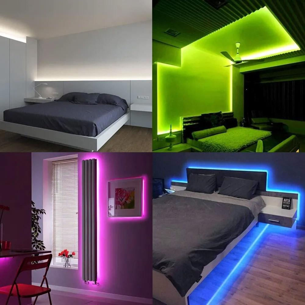 Fita Led 5050 RGB Color 5 metros Prova D'água C/ Controle