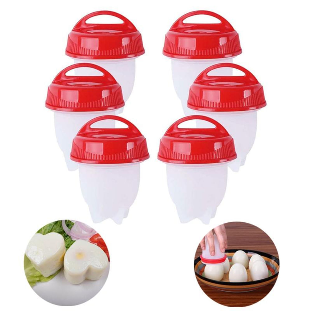 Forma de Silicone para Cozinhar Ovos Kit com 2 formas