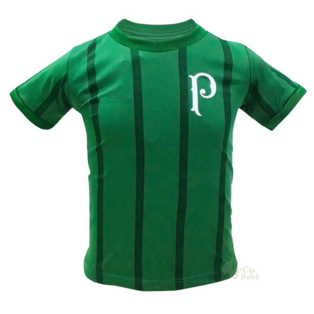 Camiseta Infantil Palmeiras Listrada Oficial