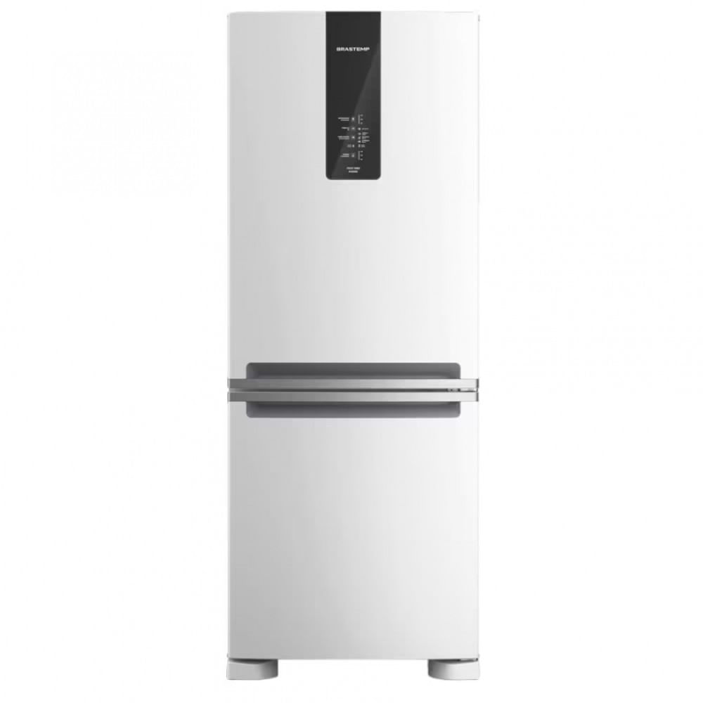 Geladeira Brastemp BRE57FB Frost Free Inverse com Painel Digital Turbo Ice e 447 L Branco / 220V