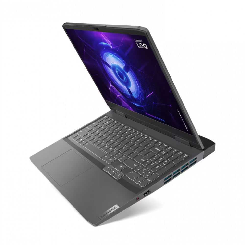 Notebook Gamer Lenovo LOQ Intel Core i5 12ª Geração, 16GB RAM, 512GB SSD, Tela Full HD 15,6, Windows 11 e NVIDIA GeForce RTX 2050 Cinza / Bivolt