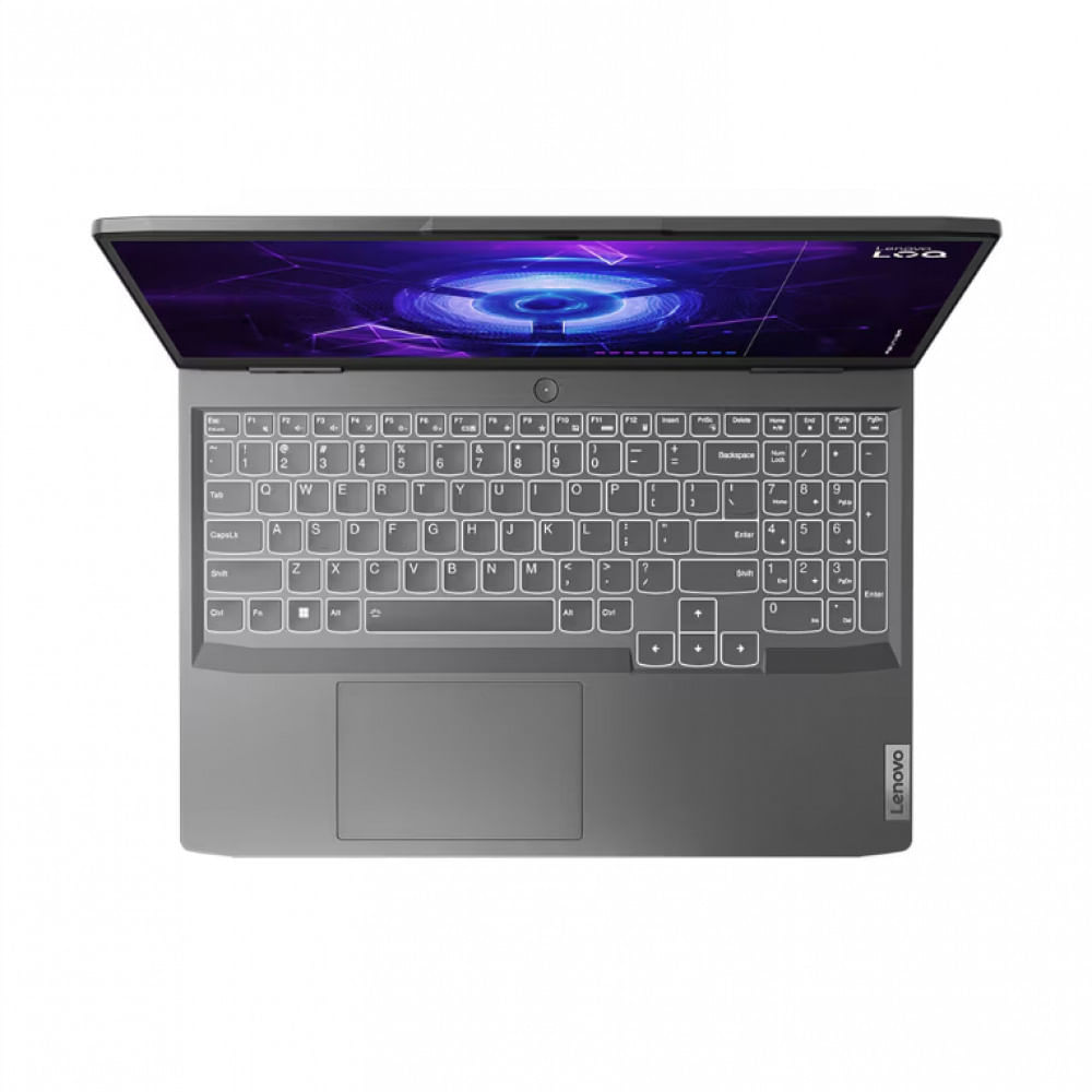 Notebook Gamer Lenovo LOQ Intel Core i5 12ª Geração, 16GB RAM, 512GB SSD, Tela Full HD 15,6, Windows 11 e NVIDIA GeForce RTX 2050 Cinza / Bivolt