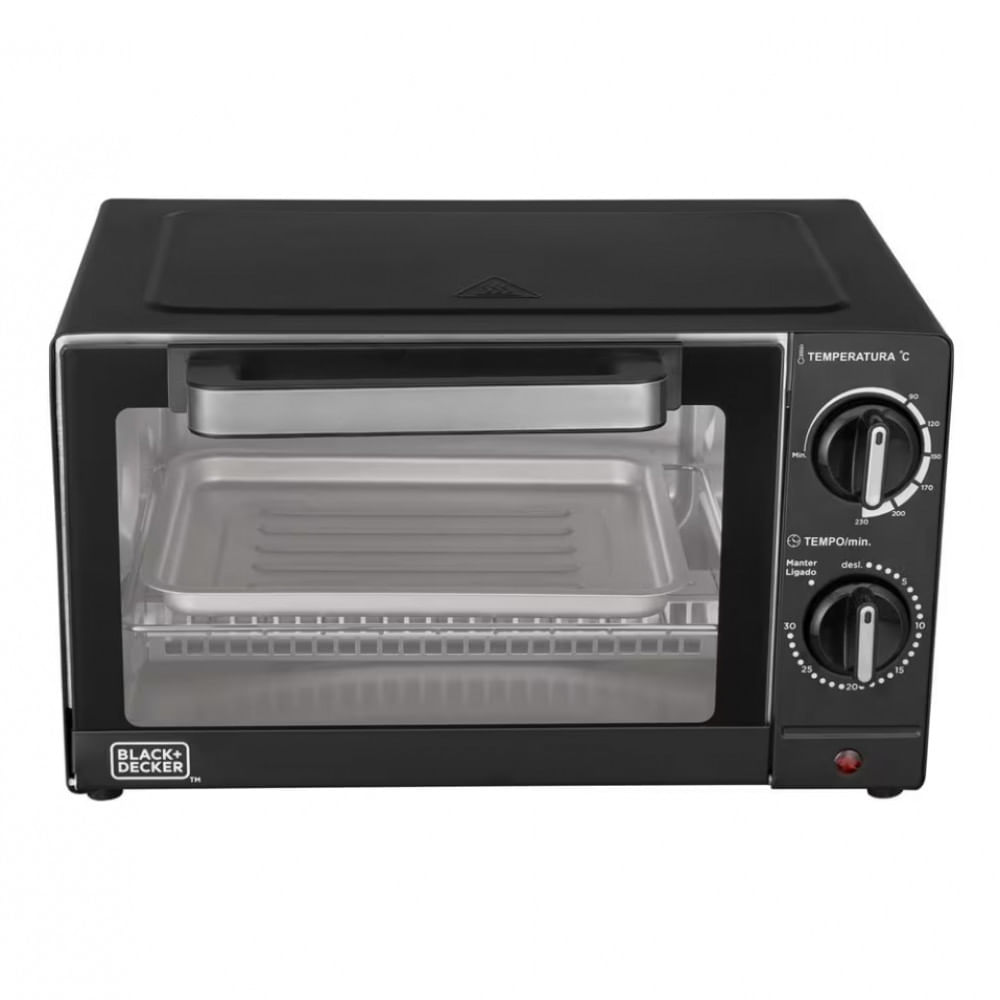 Forno Elétrico Black+Decker FT9 Bake Chef Mini, Timer 60 minutos, 9 litros, 800W