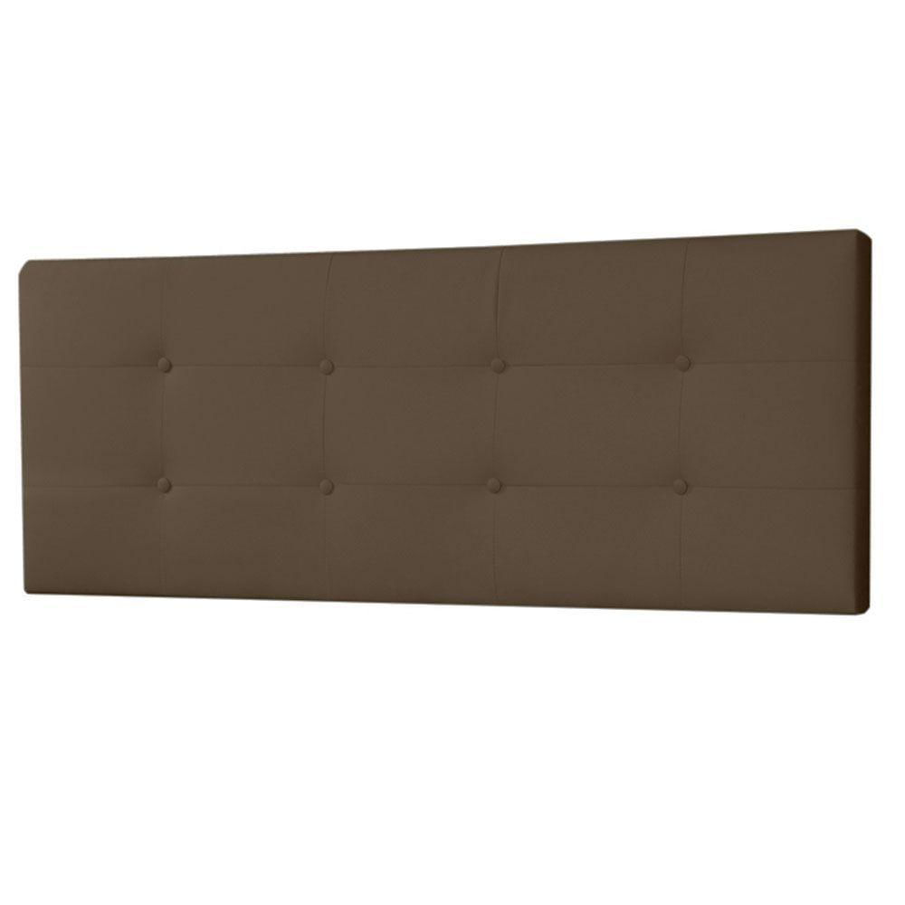 Cabeceira Painel Solteiro 0,90m Berlim Suede Marrom