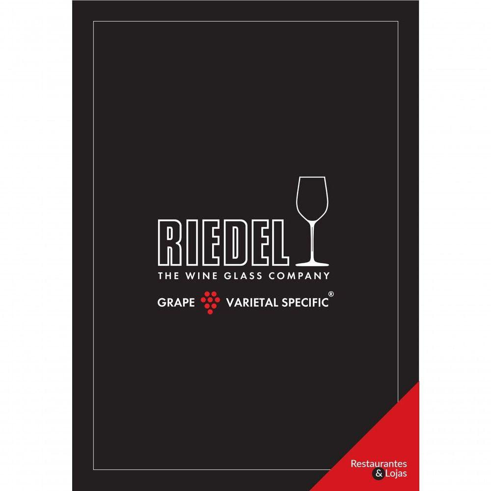 Jogo 6 Taças De Vinho 30cm Cristal Importado Riedel ø11.5cm