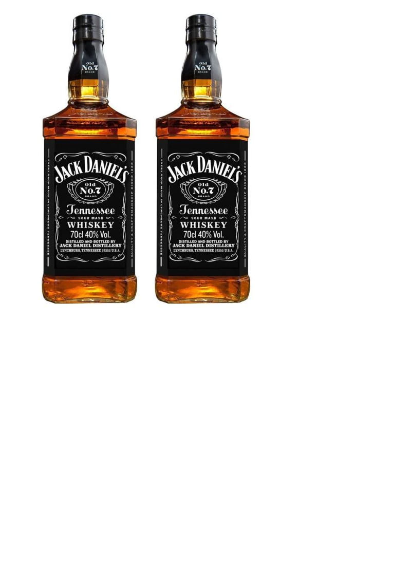 Kit Whiskey Jack Daniels Tennessee Old N. 7 1l 2 Unidades