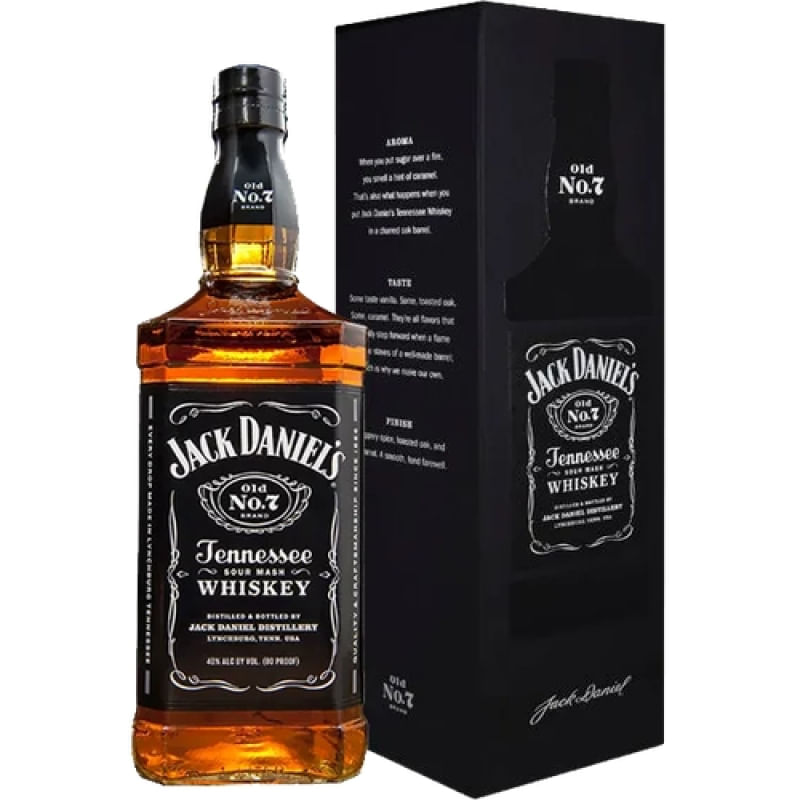 Kit Whiskey Jack Daniels Tennessee Old N. 7 1l 2 Unidades