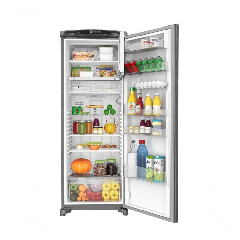 Geladeira Consul Frost Free 342 Litros Com Gavetão Hortifruti Inox CRB39AK 220V