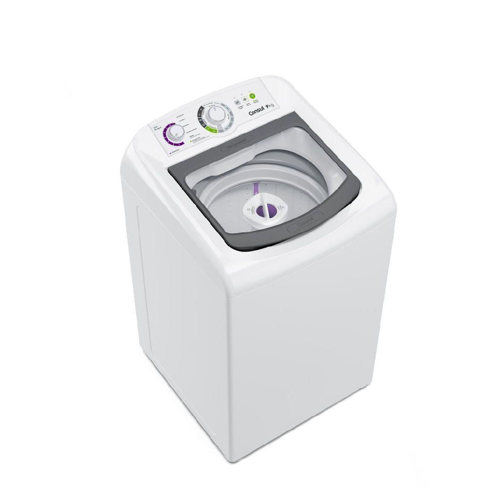 Máquina De Lavar Consul 9kg Branca Com Dosagem Econômica E Ciclo Edredom Cwb09bb - 220v