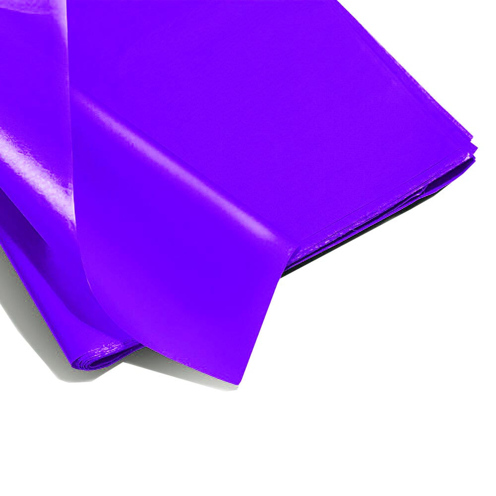 Kit 4 Folhas Papel de seda Violeta 48mm x 60mm