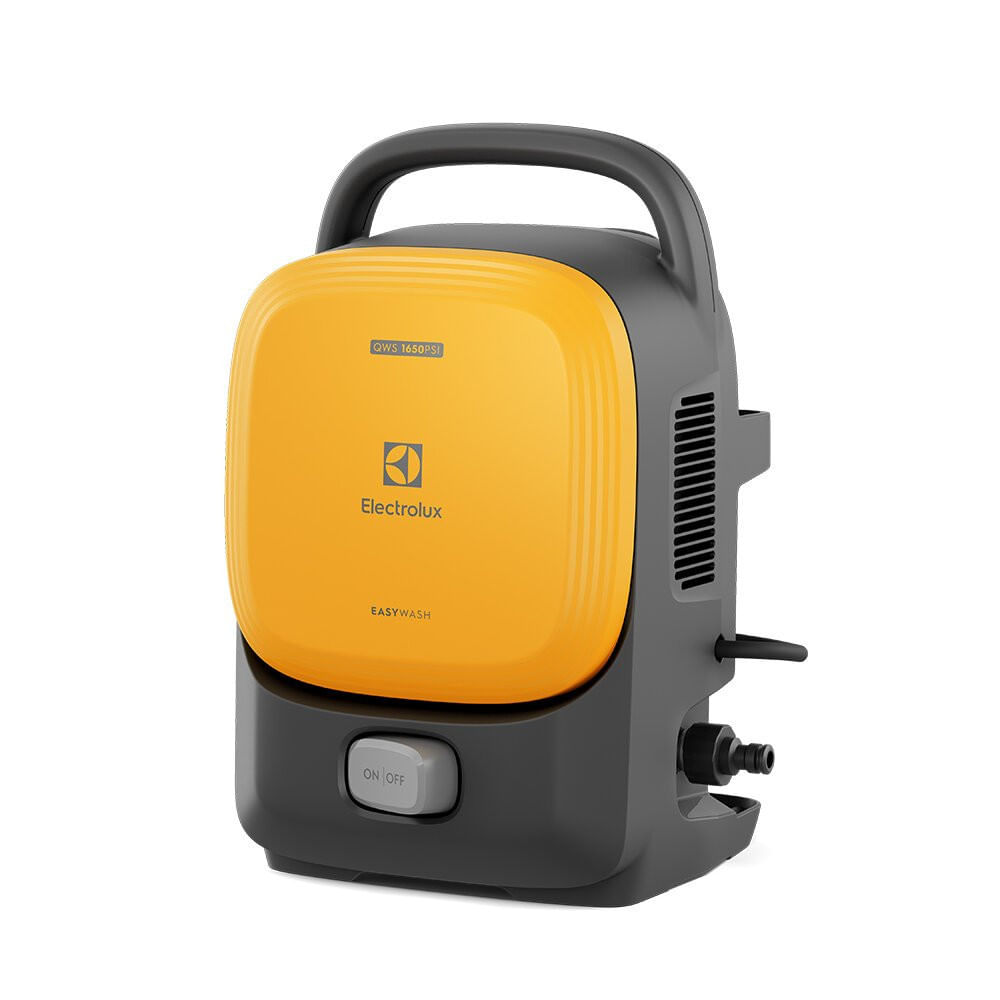 Lavadora de Alta Pressão Electrolux 1650PSI 1400W EasyWash - QWS1650 Amarelo / 220V