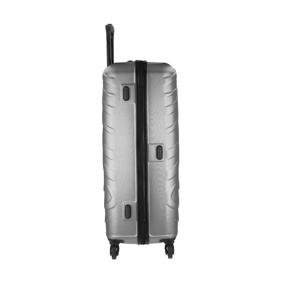 Mala Grande Abs American Tourister Tesa By Samsonite Cadeado Integrado Rodas 360 Prata G