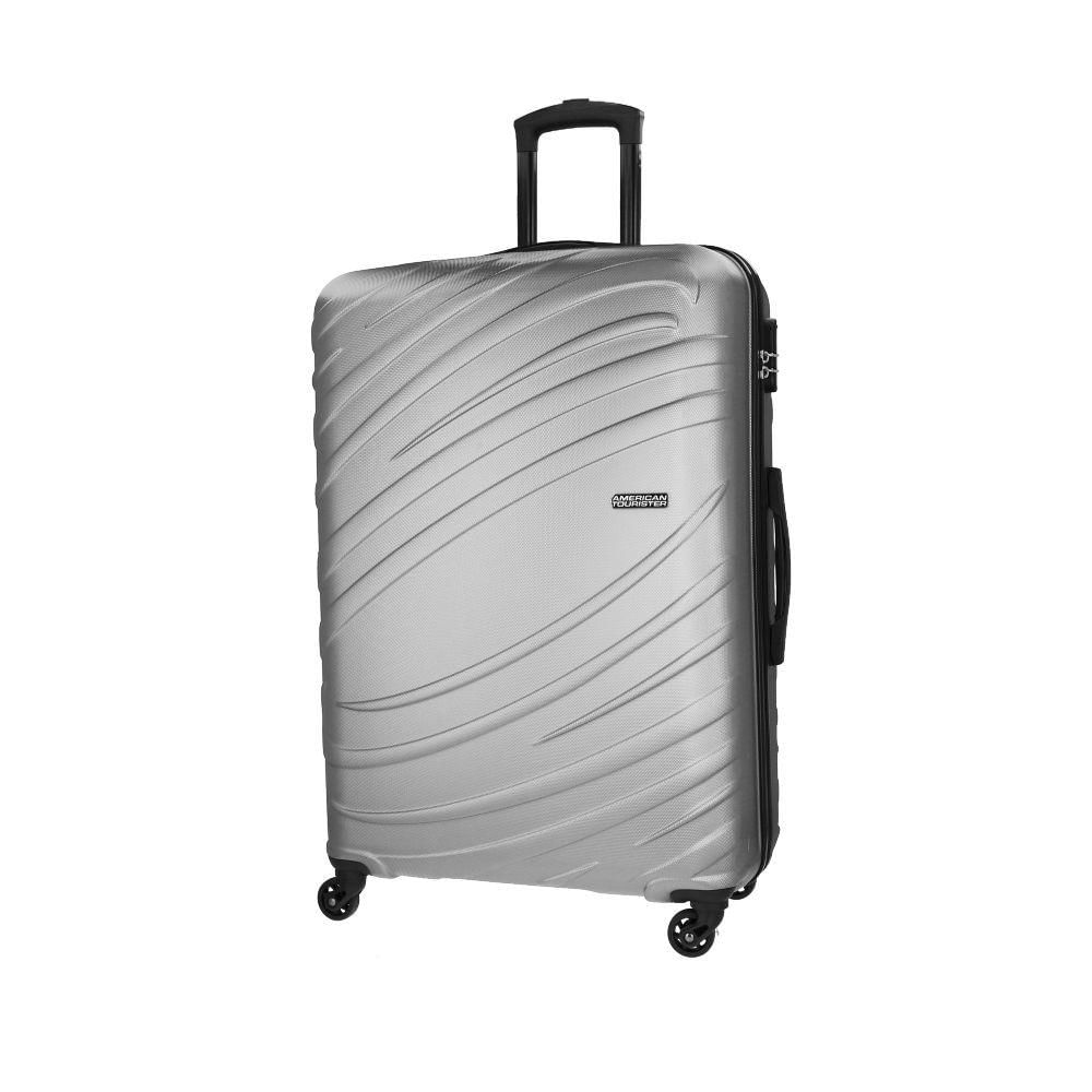 Mala Grande Abs American Tourister Tesa By Samsonite Cadeado Integrado Rodas 360 Prata G