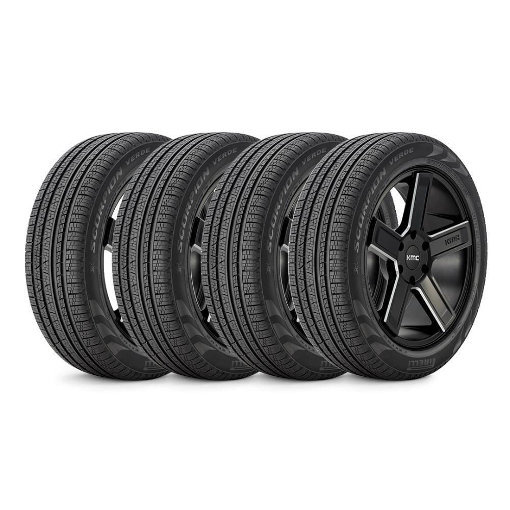Pneu Aro 19 Pirelli Scorpion Verde All Season 255/55r19 111h Xl - 4 Unidades