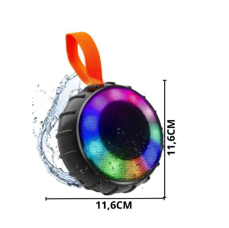 Caixa de Som Bluetooth Kapbom KA-8556 à Prova d'Água DS