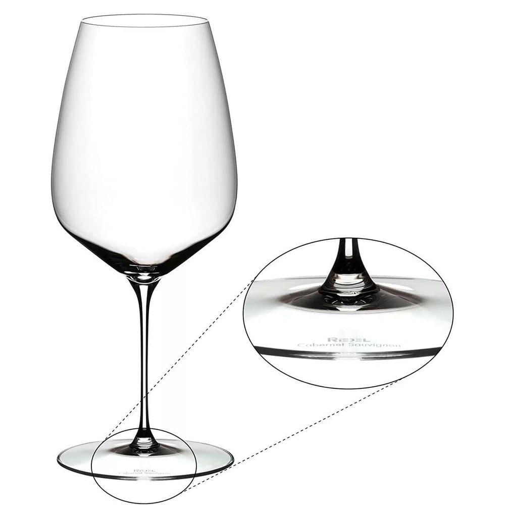 Jogo 4un Taças De Cristal Riedel Importado áustria 829ml