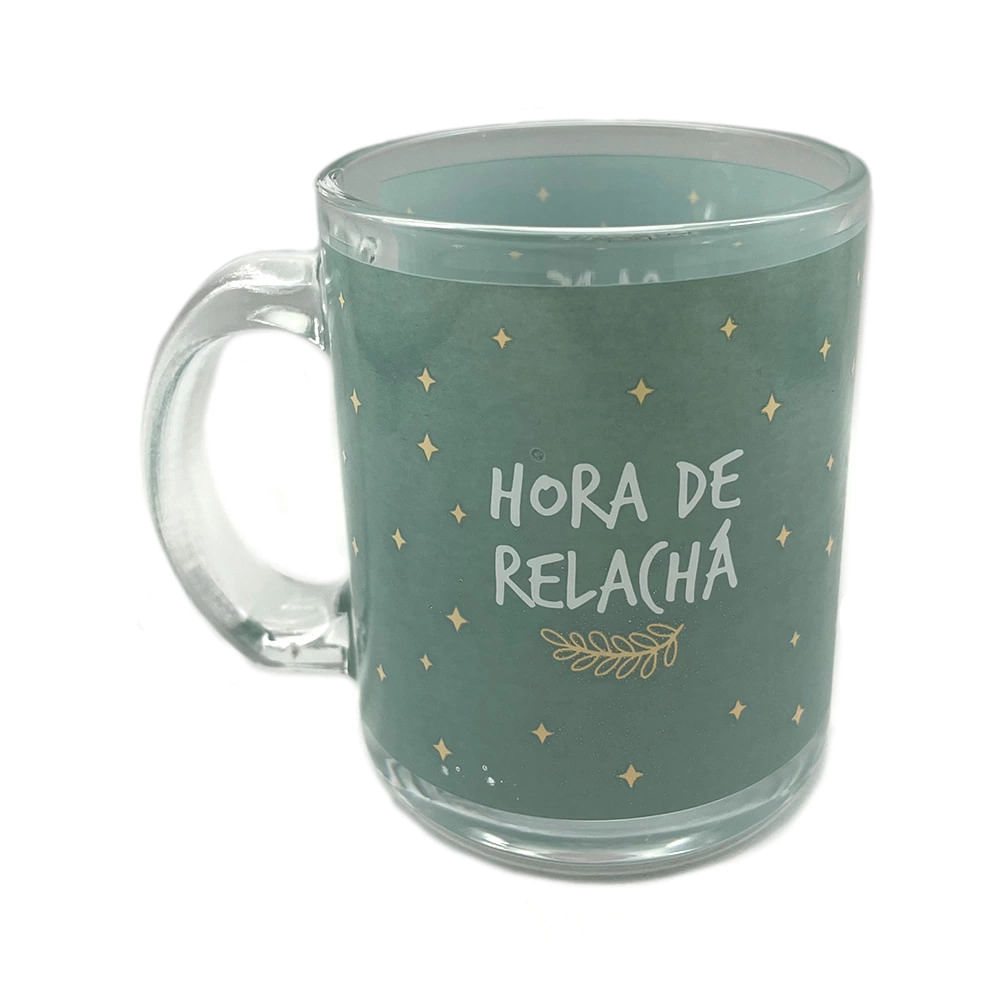 Caneca Le Fria Relacha Vidro Colorida 320ml