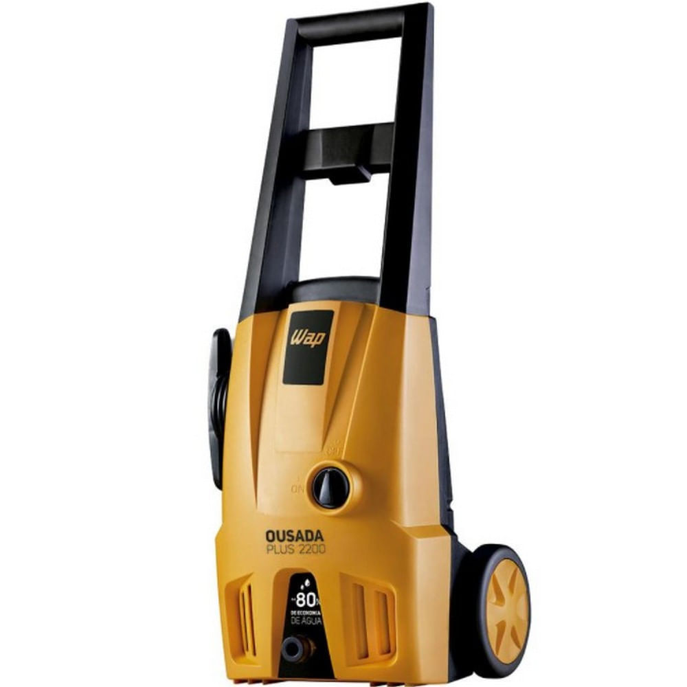 Lavadora de Alta Pressão Wap Ousada Plus 2200 com Jato de Água Leque e Concentrado, Sistema Stop Total e 1750PSI - 1500W