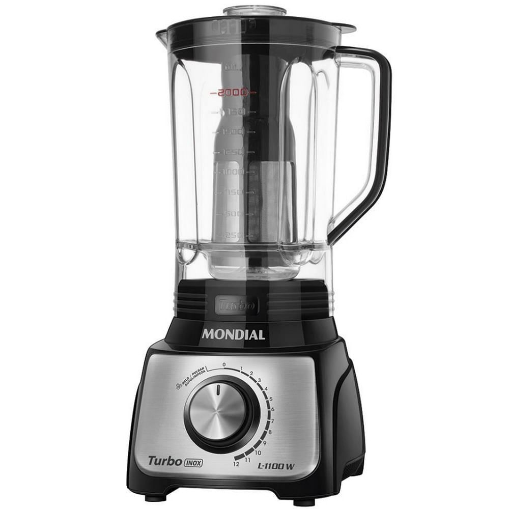 Liquidificador Mondial Turbo L-1100 12 Velocidades 1100W