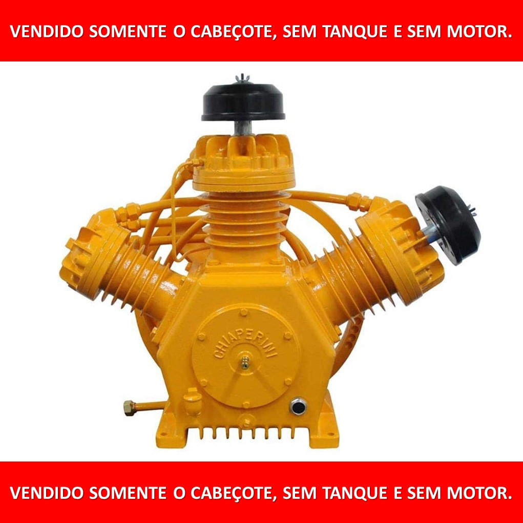 Unidade Compressora Chiaperini CJ 40 AP3V 40 PÉS (Bloco Cabeçote)