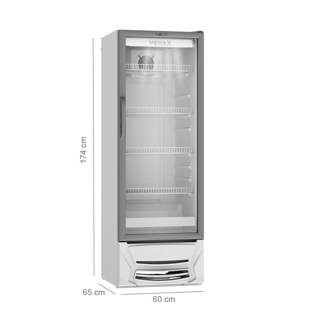 Expositora De Bebidas Vertical Venax VV 300 Branco 220V