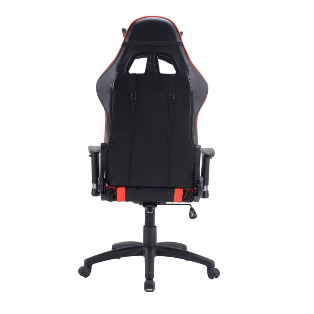 Cadeira Gamer Pro Reclinável Base Giratória Gallant Preto/Vermelho