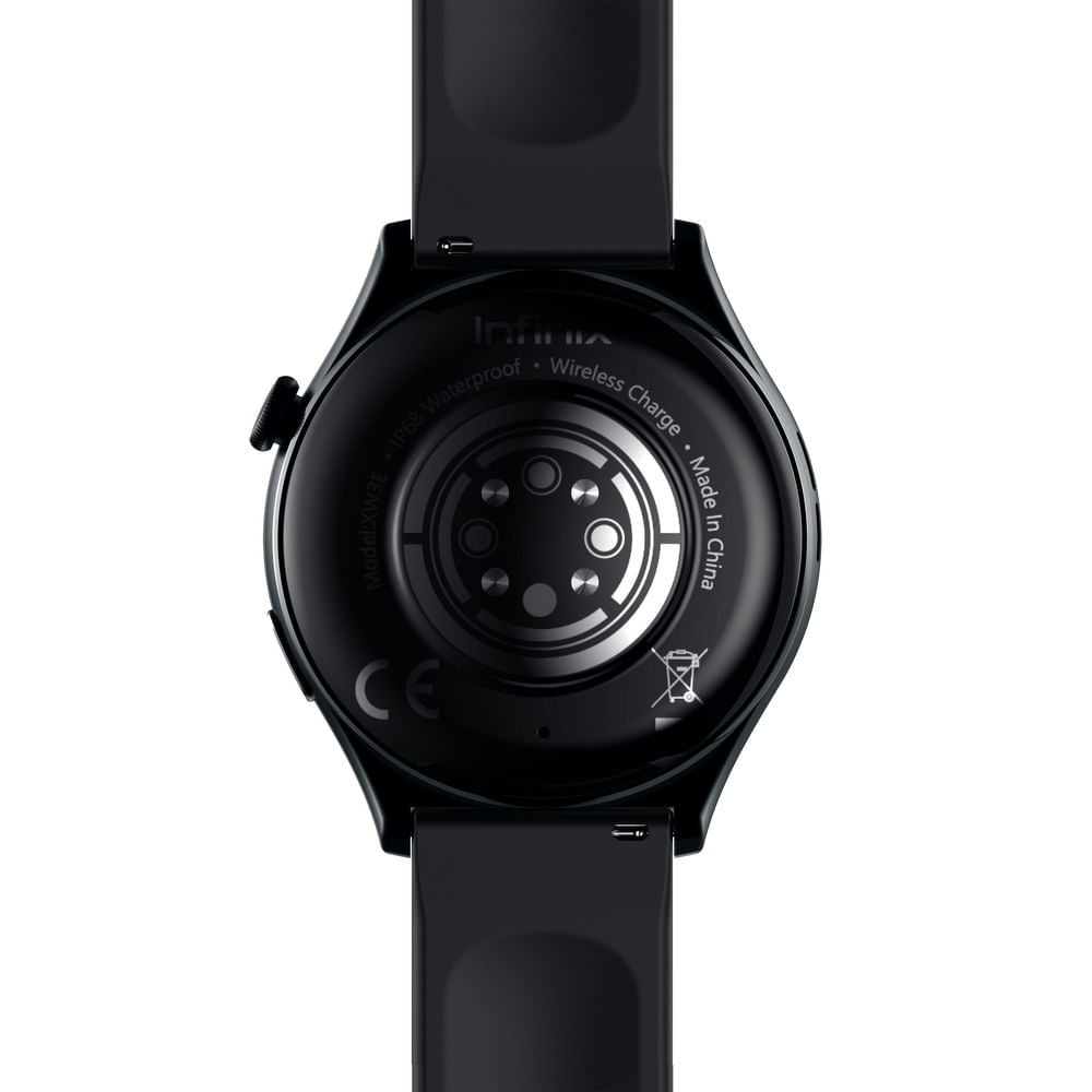 Smartwatch Infinix Xwatch 3 WE IP68 10 horas de Bateria Tela Amoled Always On 466 Pixels 1,43” - Preto