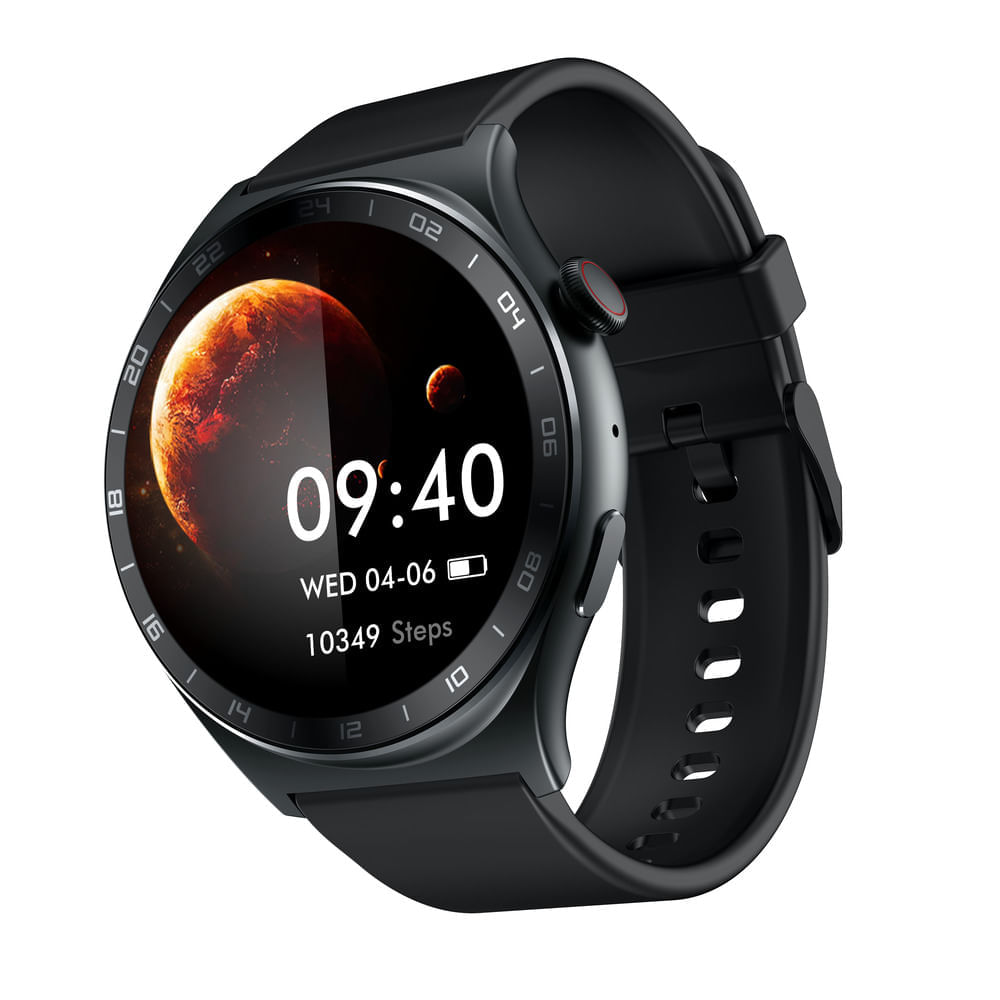 Smartwatch Infinix Xwatch 3 WE IP68 10 horas de Bateria Tela Amoled Always On 466 Pixels 1,43” - Preto