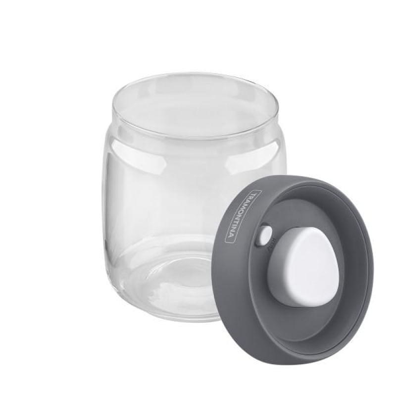 Pote de Vidro Tramontina Purezza com Tampa Plástica a Vácuo 1,2 L