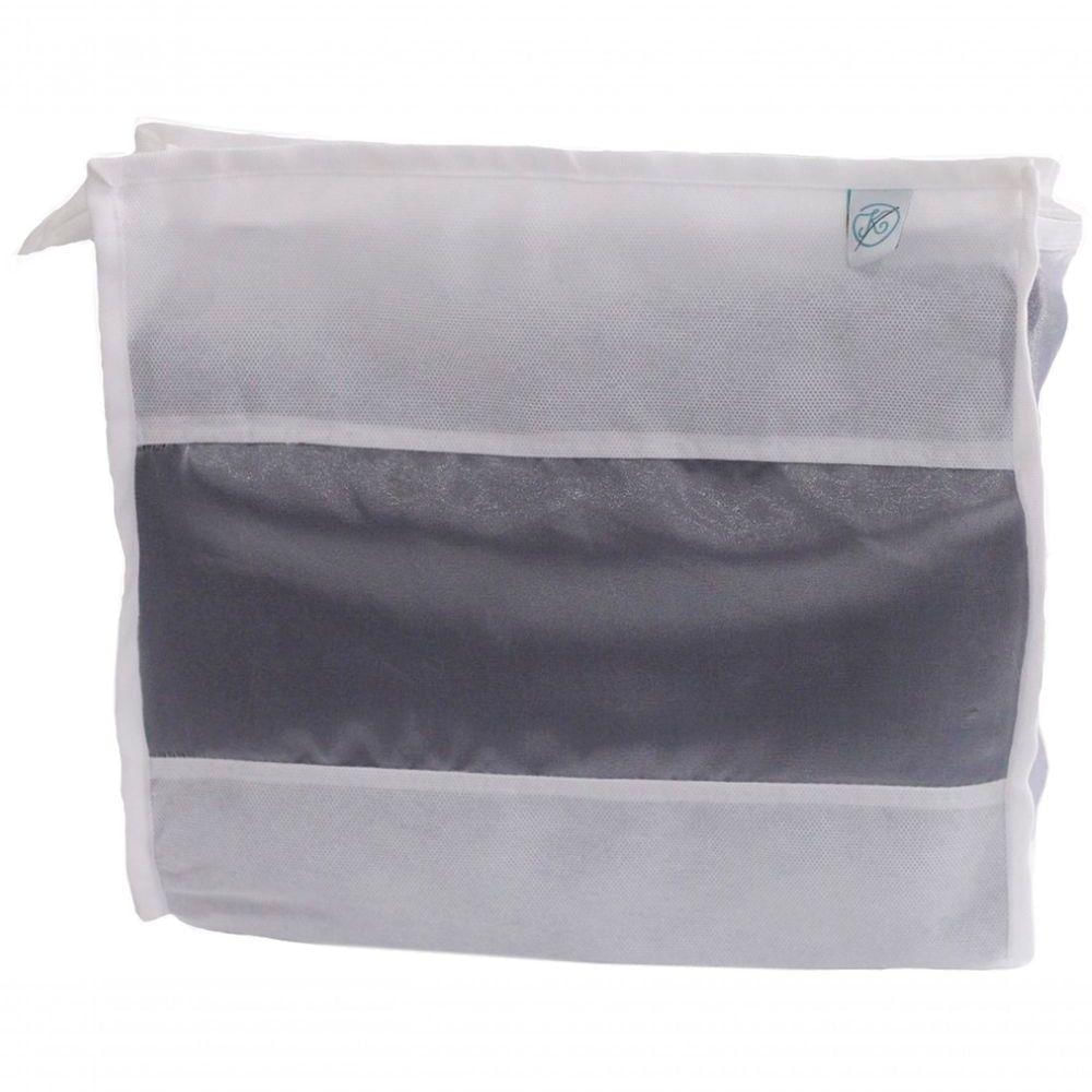 Organizador E Protetor De Bolsa Tnt E Organza 32x29x16cm Branco